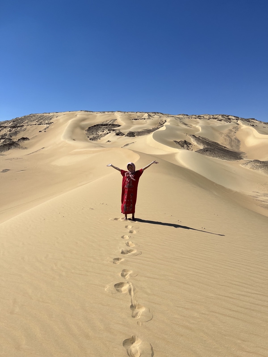 エジプト女一人旅　砂漠