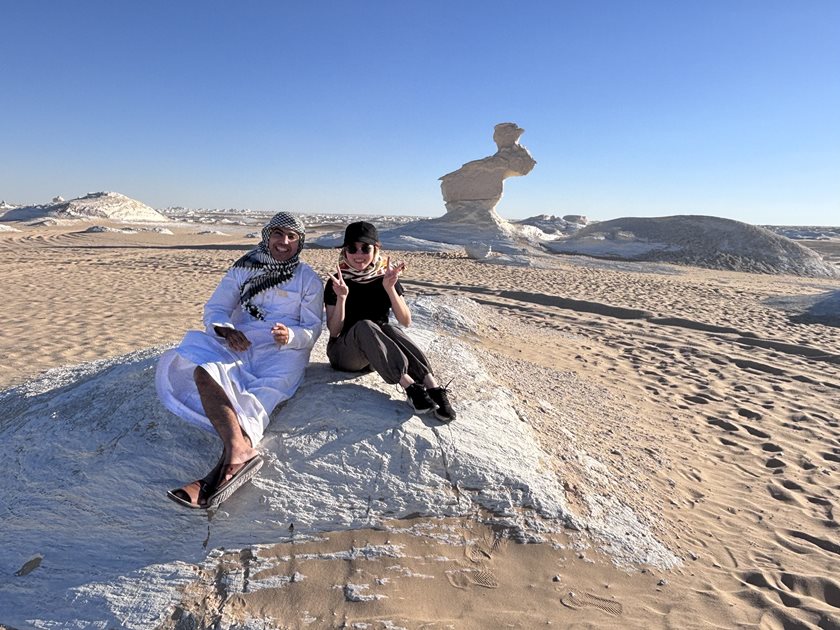 エジプト砂漠家族